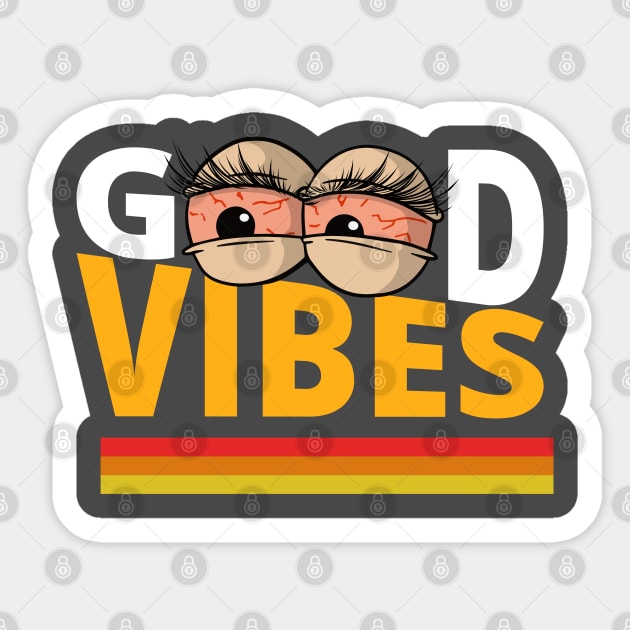 good vibes Sticker by mencarirejeki